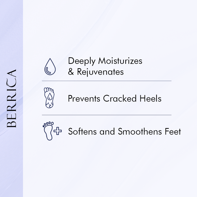 FOOT SOFTENING CREAM | Bilberry + Tea Tree | Prevents Cracked Heels & Deeply Moisturizes
