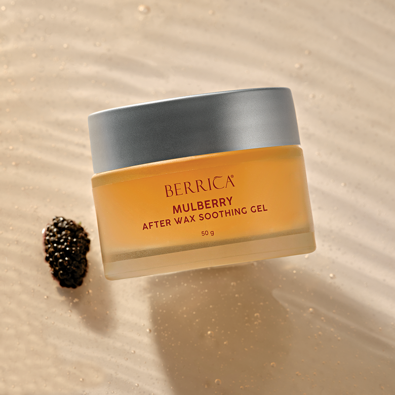 AFTER WAX SOOTHING GEL | Mulberry + Hyaluronic Acid + Turmeric | Reduces Skin Irritation & Redness